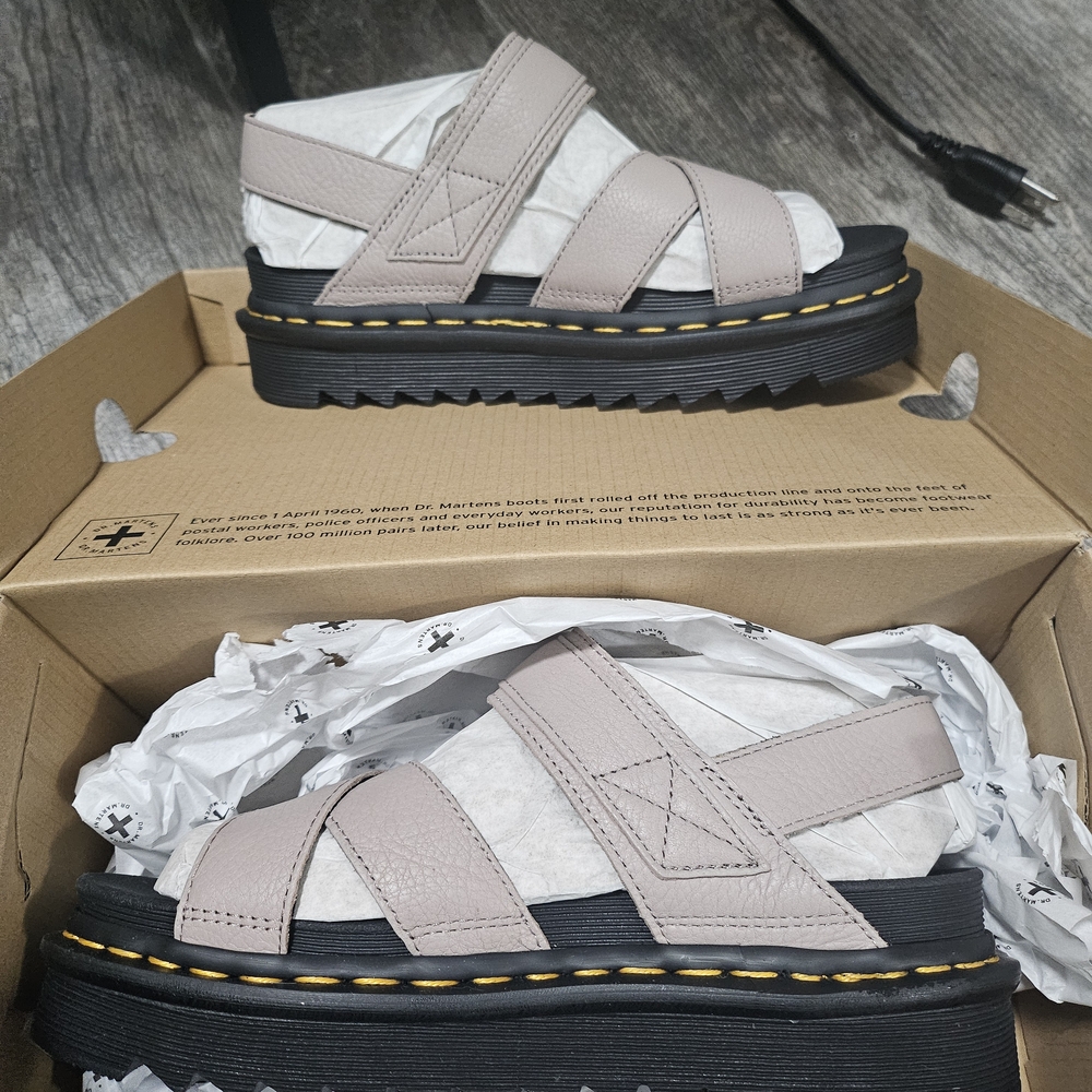 Dr. Martens Beige Sandals